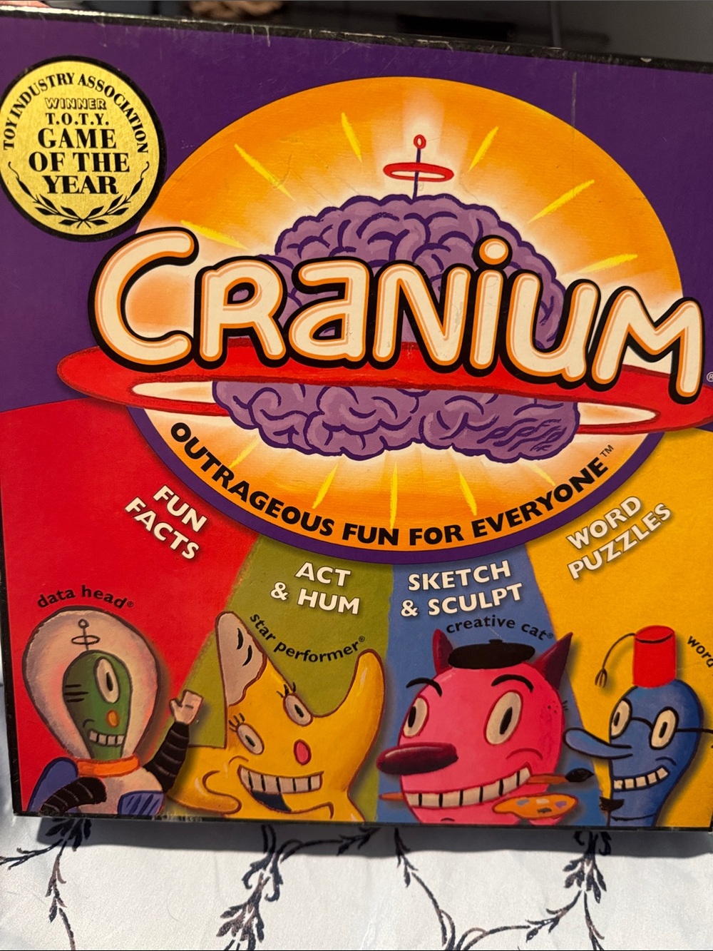 Cranium Family Party Game — Purple & Yellow